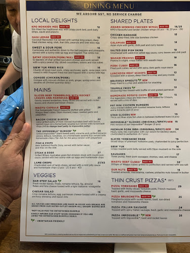 Opinii despre KPO în Singapore - Hospitality and gastronomy