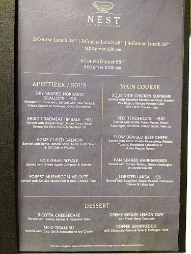 Opinii despre Nest at One Farrer în Singapore - Hospitality and gastronomy