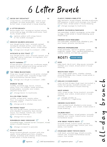 6 Letter Brunch - Singapore