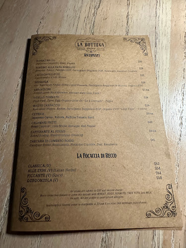 Opinii despre La Bottega Enoteca în Singapore - Hospitality and gastronomy