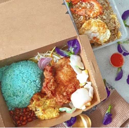 Lavender Nasi Lemak - Thai inspired - Singapore