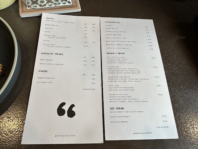 Opinii despre Vernacular Coffee în Singapore - Hospitality and gastronomy