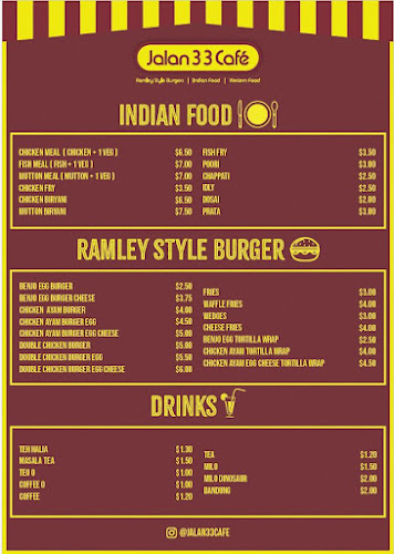 Comentarii opinii despre Jalan 33 Cafe