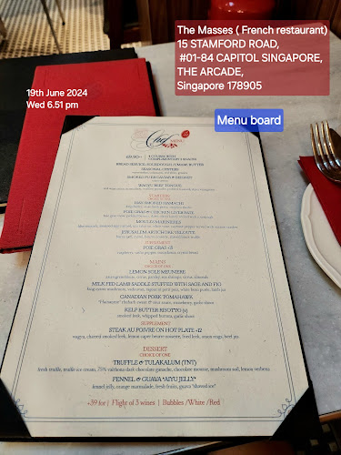 The Masses Singapore - Hospitality and gastronomy