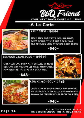 Opinii despre BBQ Friend (BBQ 친구) în Singapore - Hospitality and gastronomy
