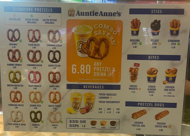 Auntie Anne's Soft Pretzels (NEX)