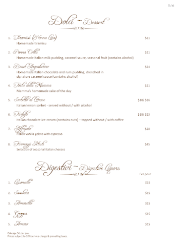 Opinii despre Trattoria Nonna Lina în Singapore - Hospitality and gastronomy