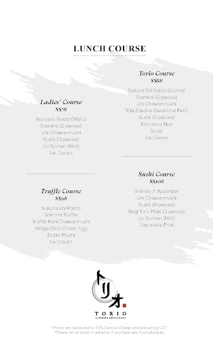 Torio Japanese Restaurant - Hospitality and gastronomy