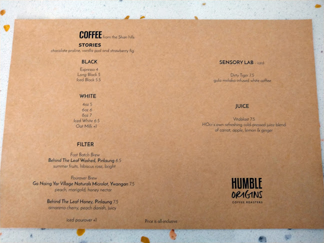 Humble Origins Coffee Roasters - Singapore