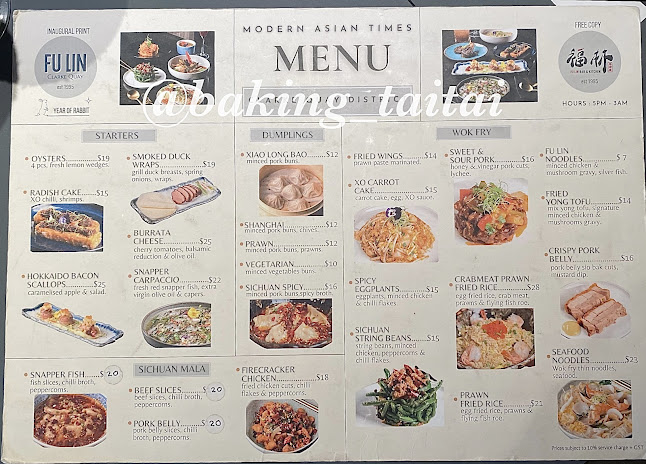 Opinii despre Fu Lin - Clarke Quay în Singapore - Hospitality and gastronomy