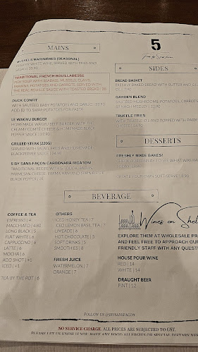 5 by Sans-Façon - Hospitality and gastronomy