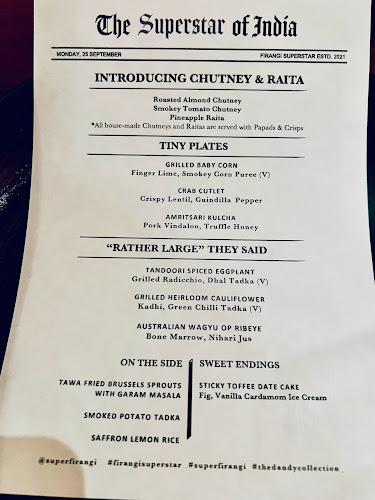 Firangi Superstar - Hospitality and gastronomy