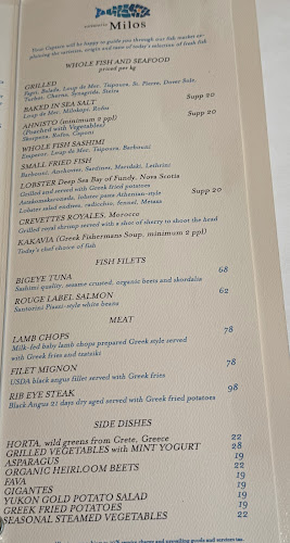 estiatorio Milos - Hospitality and gastronomy