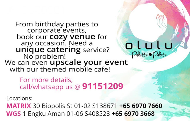 Olulu Palette + Palate (Matrix) - Hospitality and gastronomy