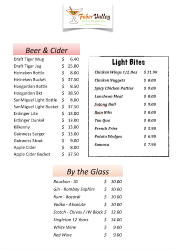 Opinii despre Faber Valley Pub & Restaurant în Singapore - Hospitality and gastronomy