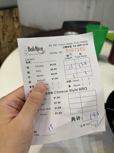 Opinii despre BaliNice - Traditional Charcoal BBQ în Singapore - Hospitality and gastronomy