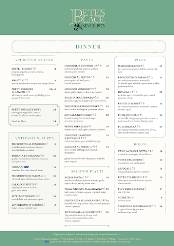 Pete's Place - Hospitality and gastronomy