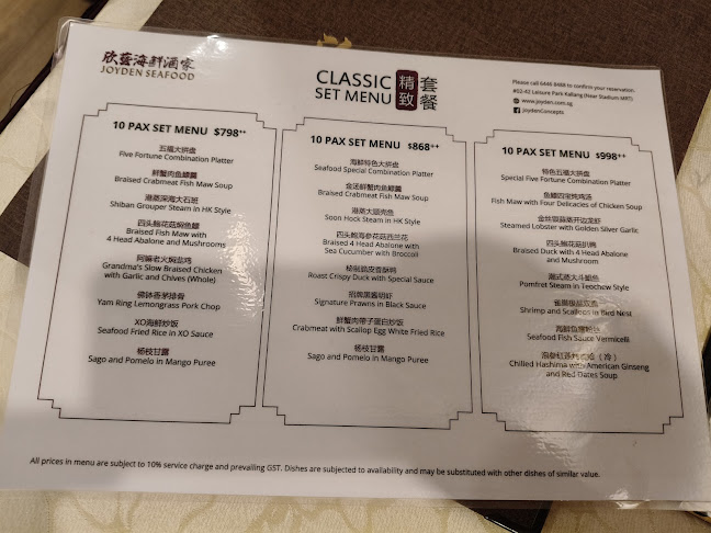 Joyden Seafood - Hospitality and gastronomy