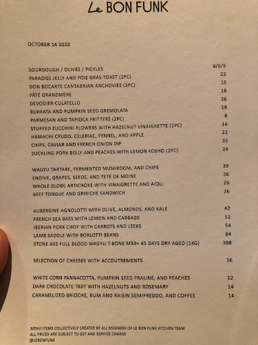 Le Bon Funk (Club Street) - Hospitality and gastronomy