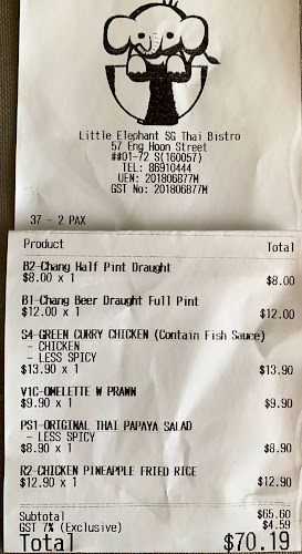 Little Elephant SG Thai Bistro - Hospitality and gastronomy
