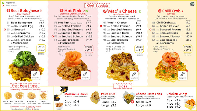 Opinii despre PastaGo (Fresh Made Pasta) - Hillion Mall în Singapore - Hospitality and gastronomy