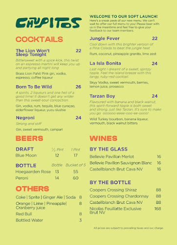 Chupitos - Hospitality and gastronomy