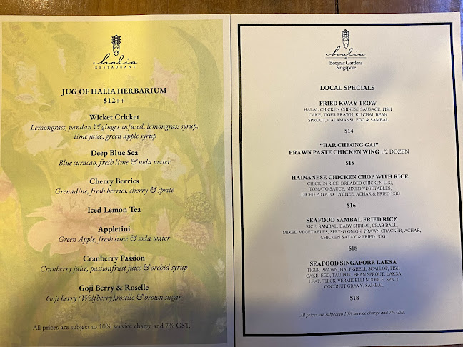 Opinii despre The Halia at Singapore Botanic Gardens în Singapore - Hospitality and gastronomy