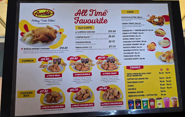 Opinii despre Arnold's Fried Chicken Hougang Branch în Singapore - Hospitality and gastronomy