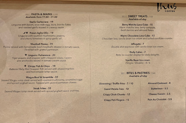 Opinii despre Thus Coffee în Singapore - Hospitality and gastronomy