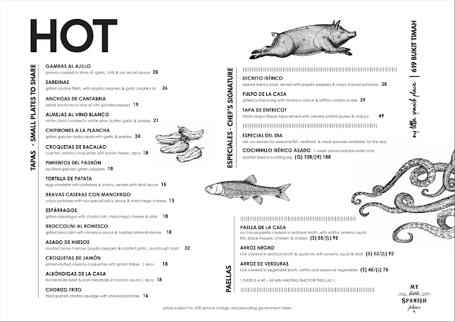 Opinii despre My Little Spanish Place în Singapore - Hospitality and gastronomy