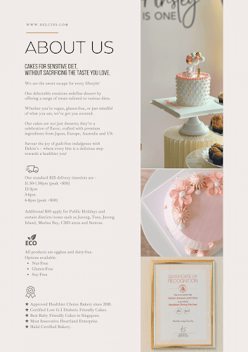 Opinii despre Delcie's Desserts and Cakes în Singapore - Hospitality and gastronomy