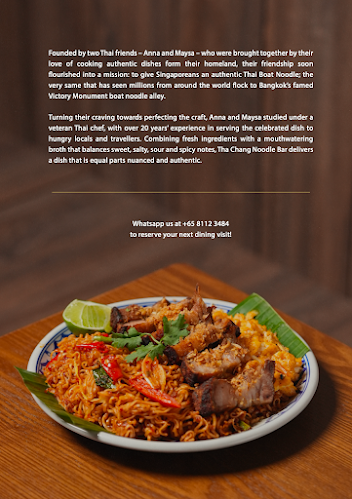 Thachang @ Telok Ayer - Hospitality and gastronomy