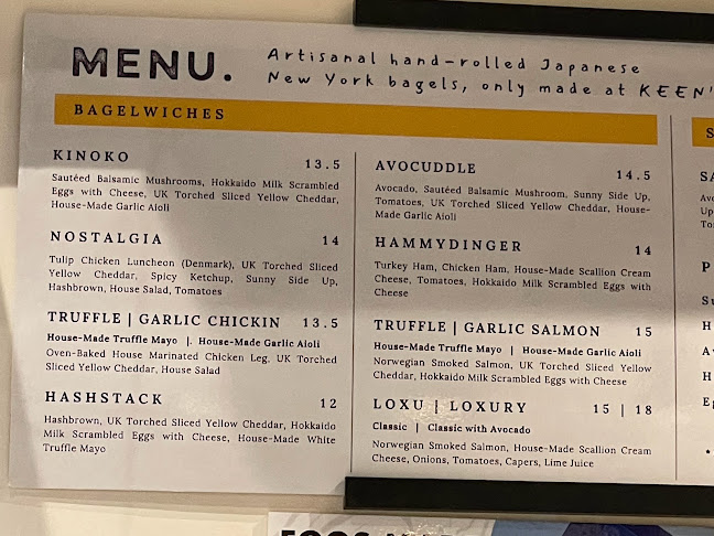 Comentarii opinii despre Keen's Bagelry