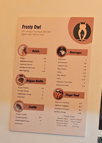 Opinii despre Frosty Owl în Singapore - Hospitality and gastronomy