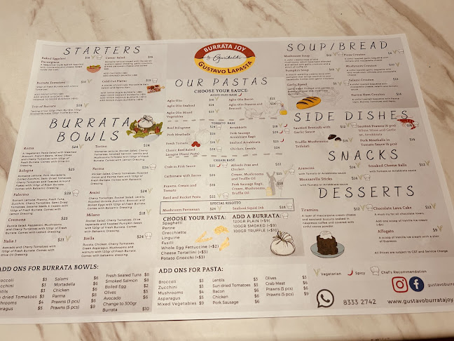 Comentarii opinii despre Burrata Joy & Gustavo Lapasta Bukit Timah