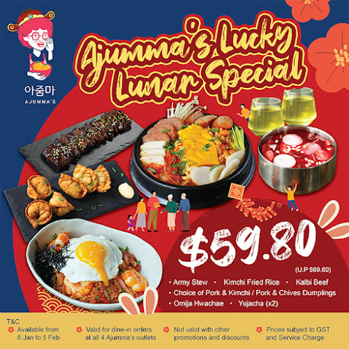 Opinii despre Ajumma's (Waterway Point) în Singapore - Hospitality and gastronomy