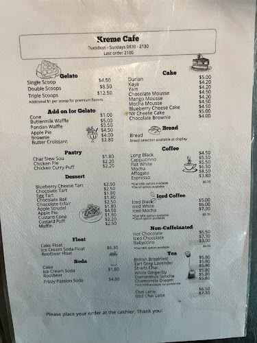 Opinii despre Kreme Cafe în Singapore - Hospitality and gastronomy