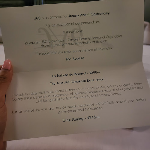 Restaurant JAG - Hospitality and gastronomy