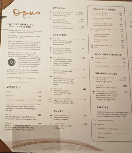 Opus Bar and Grill - Singapore