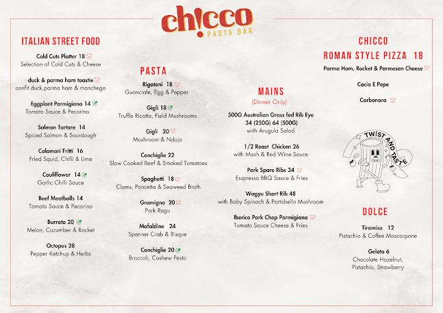 Chicco Trattoria | Holland Village | Italian Restaurant | Freshly Made Pasta Daily