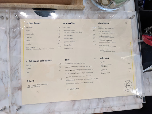 Kōhī Roastery & Coffee Bar UIC - Singapore