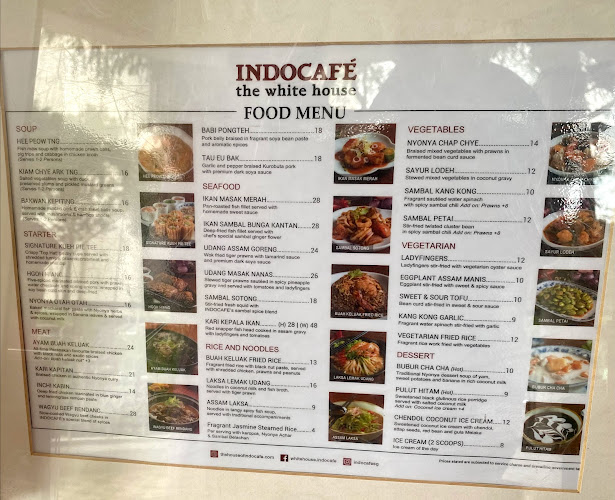 Opinii despre INDOCAFÉ - Peranakan Dining în Singapore - Hospitality and gastronomy