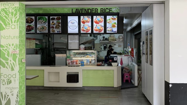 Lavender Nasi Lemak - Thai inspired