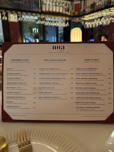 Opinii despre noa by Olivia în Singapore - Hospitality and gastronomy
