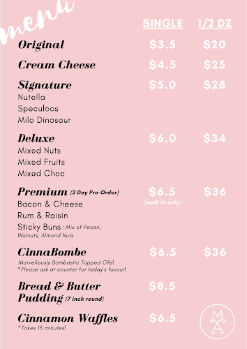 Marvellous Cinnamon Rolls - Singapore