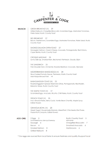 Carpenter & Cook - Singapore