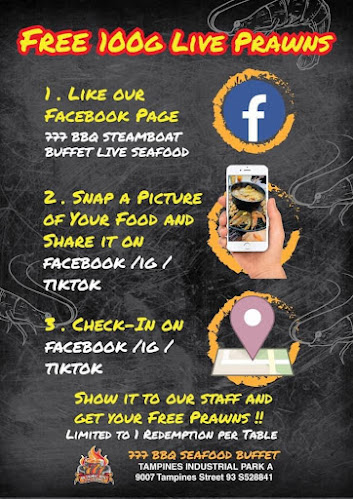 777 BBQ Steamboat Buffet Live Seafood - Hospitality and gastronomy