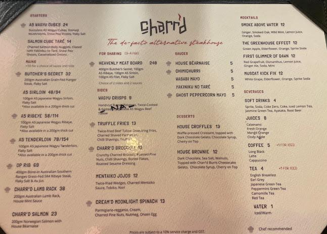 Comentarii opinii despre Charr'd Steakhouse