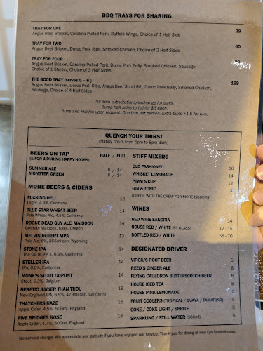 Red Eye Smokehouse - Singapore