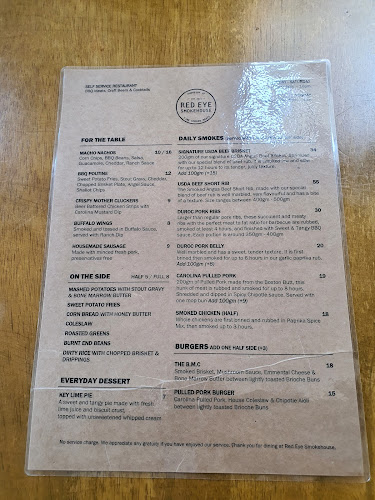 Opinii despre Red Eye Smokehouse în Singapore - Hospitality and gastronomy